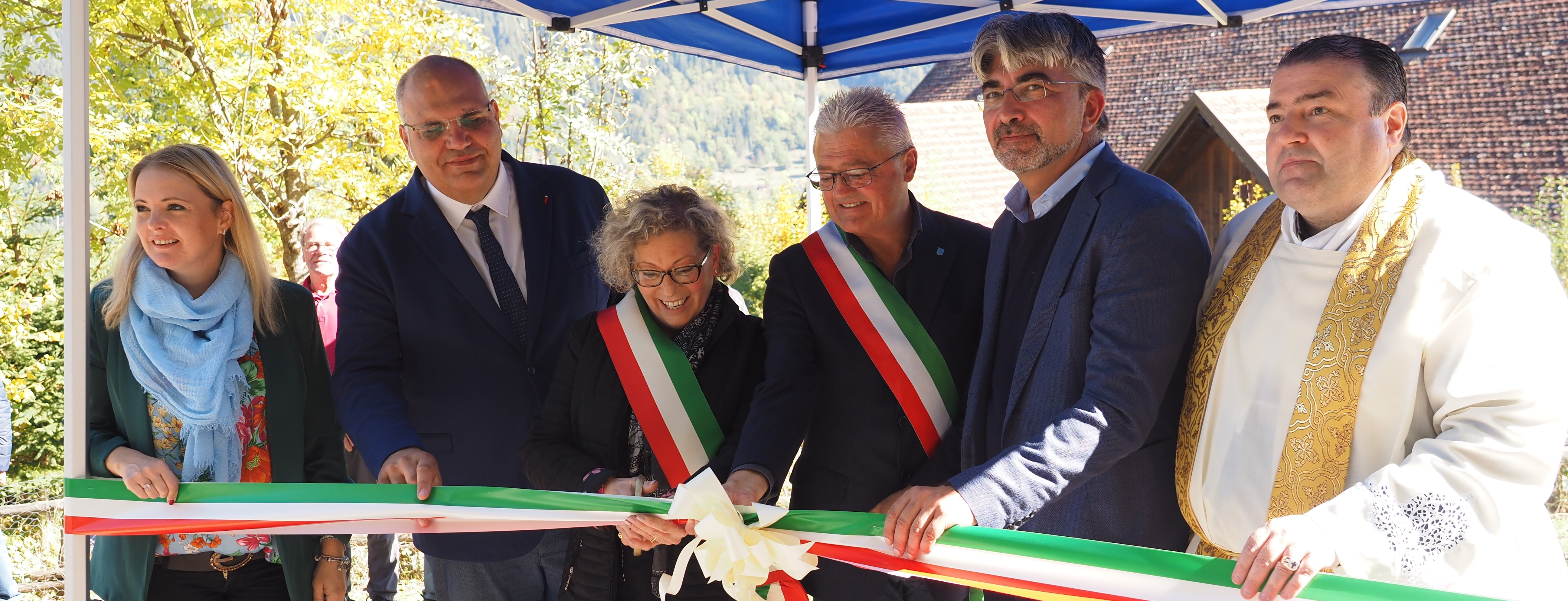 Immagine per Inaugurata la nuova strada per Casadorno: in tanti da Fogliano, Sagrado e Gradisca d’Isonzo